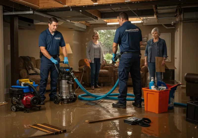 Basement Water Extraction and Removal Techniques process in Cardington, OH